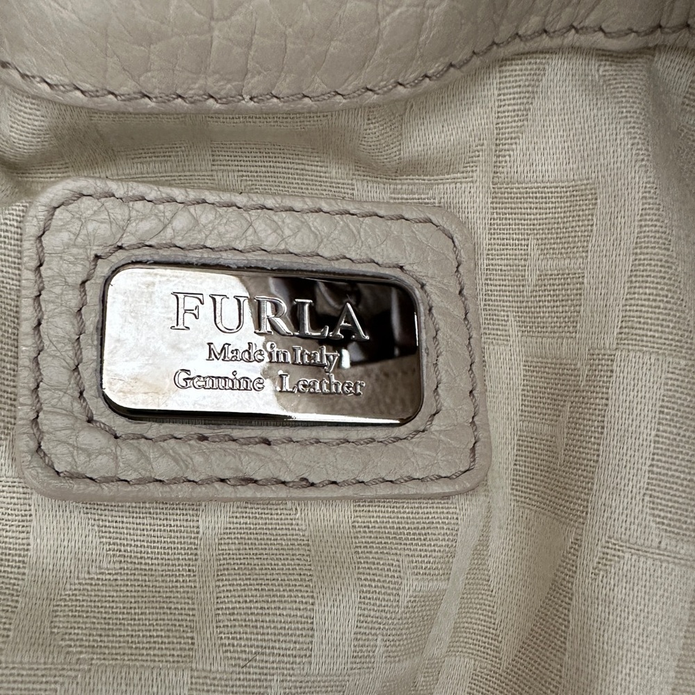 Furla Cream-Sand Colored Handbag - Picture 8 of 14